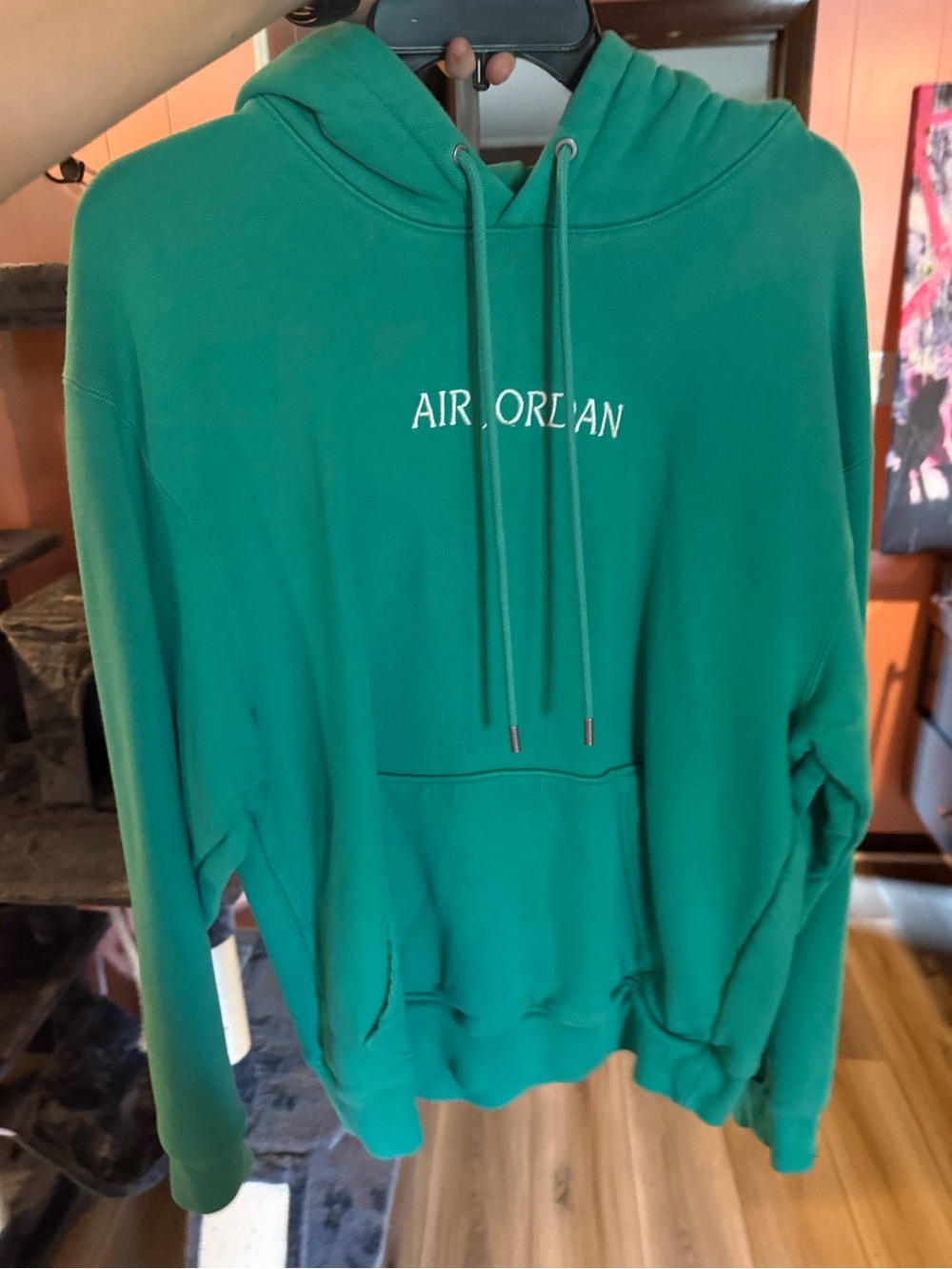 Jordan Green 'Air Jordan' Pullover Hoodie